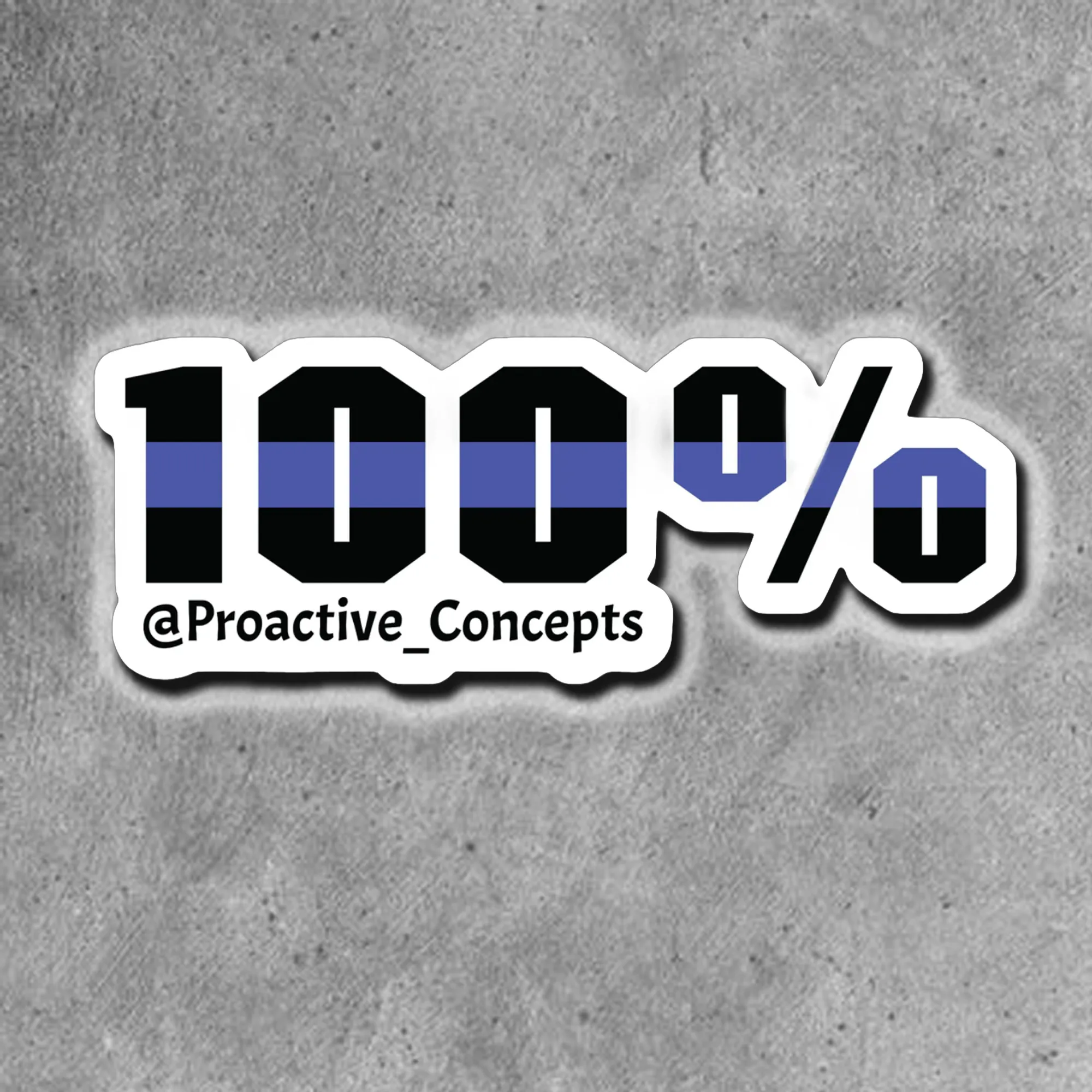 100% - Sticker