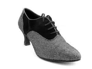 1688 Black Nubuck & Black Sparklenet