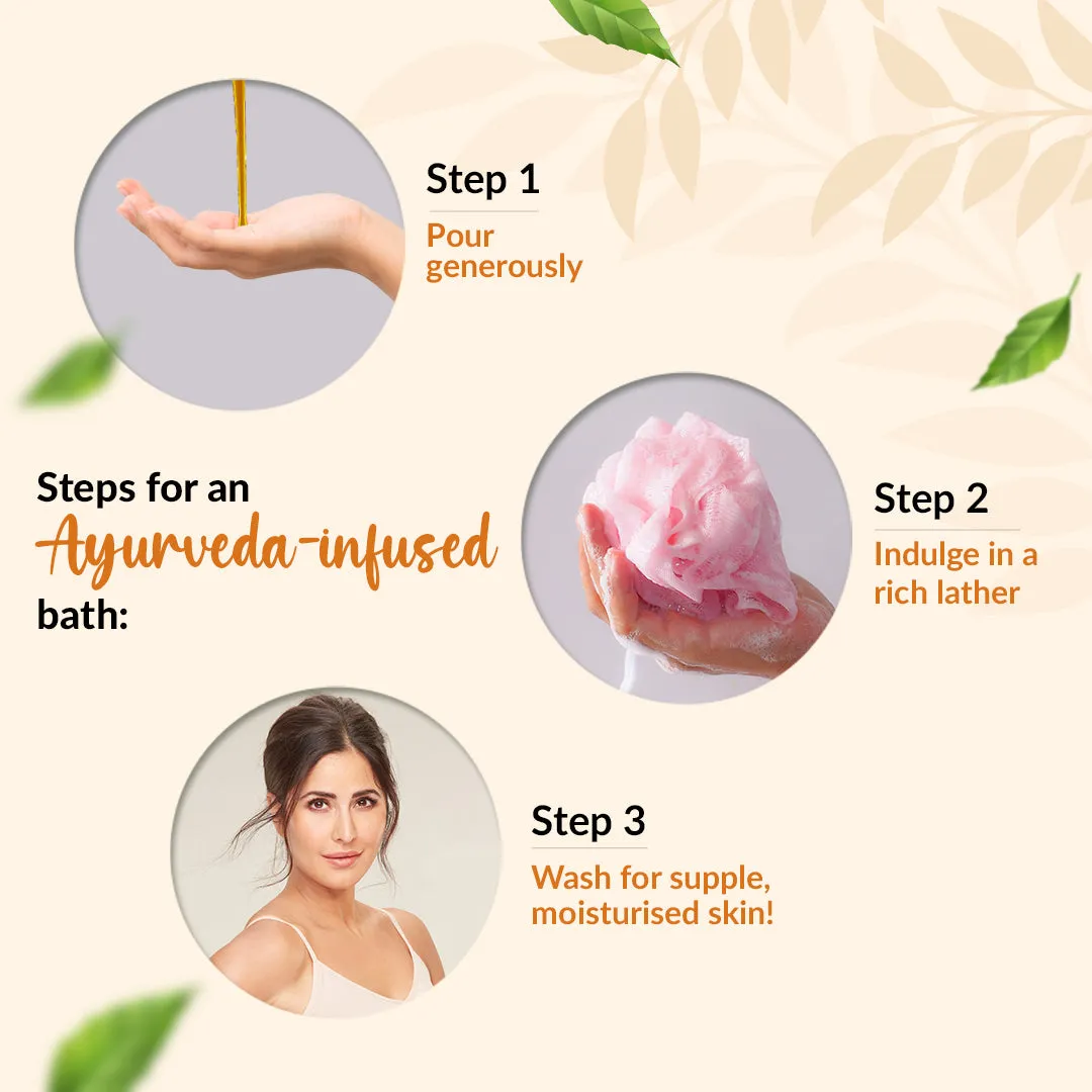 18 Herbs, Sandal, & Kumkumadi Body Wash Combo
