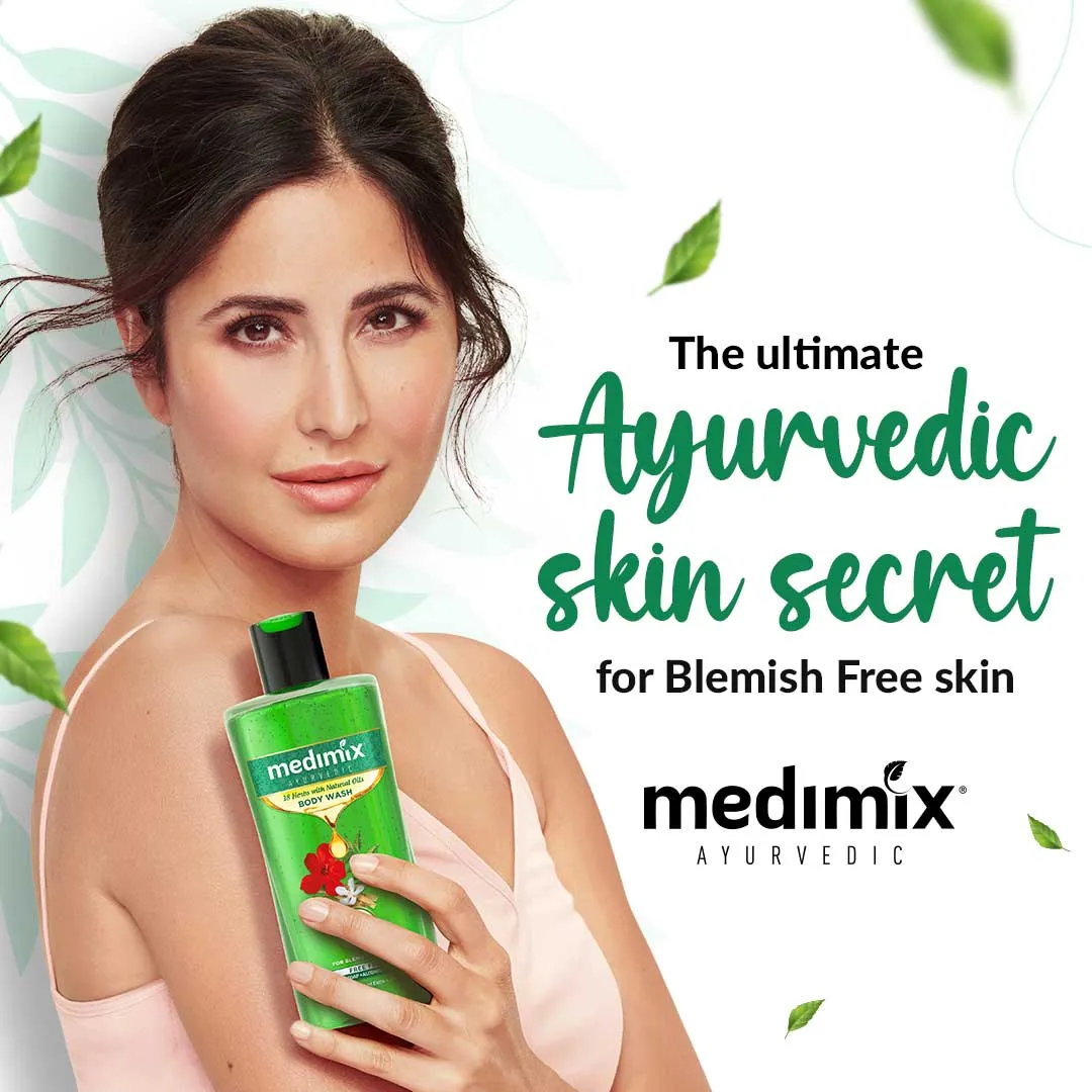 18 Herbs with Natural Oils Body Wash For Blemish Free Skin | 250ml   50ml Extra