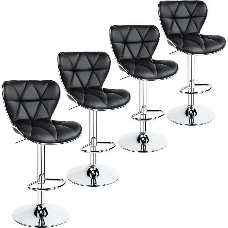 2pcs Leather Bar Stool
