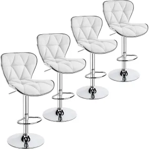 2pcs Leather Bar Stool