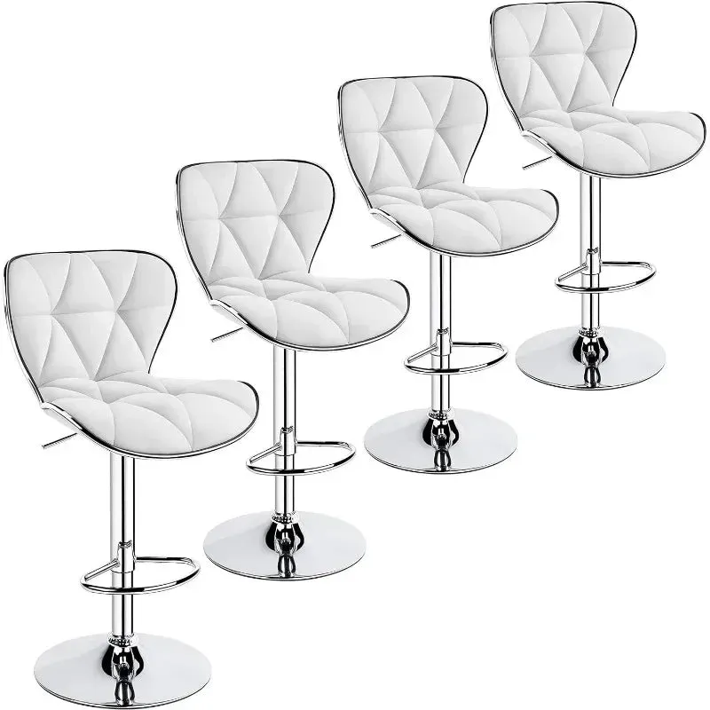 2pcs Leather Bar Stool