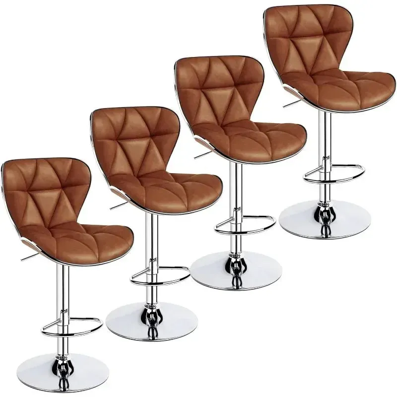 2pcs Leather Bar Stool
