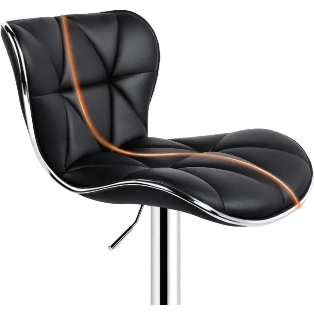 2pcs Leather Bar Stool