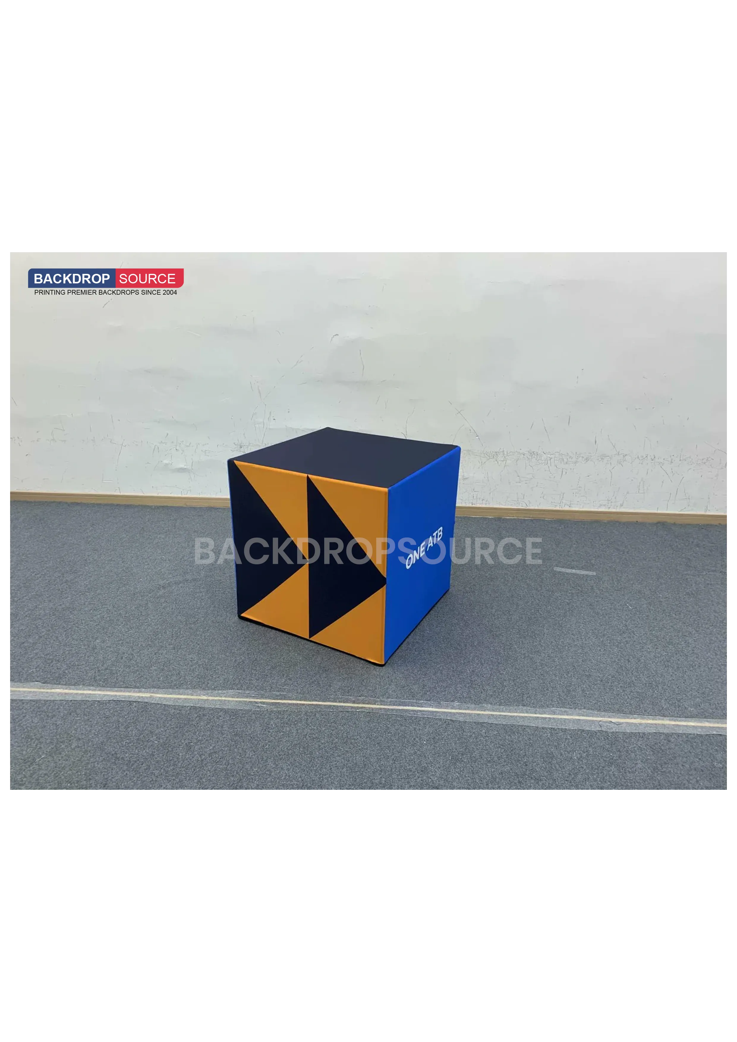 3 Sets of Stretch Fabric Displays for Product Showcase