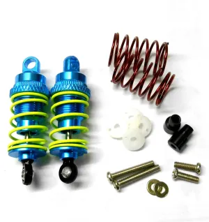 58050LB 1/10 Scale RC Alloy Shock Absorbers Damper Set x 2 Light Blue 50mm Long