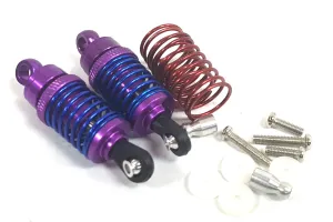 58050P 1/10 Scale RC Alloy Shock Absorbers Damper Set x 2 Purple 50mm Long