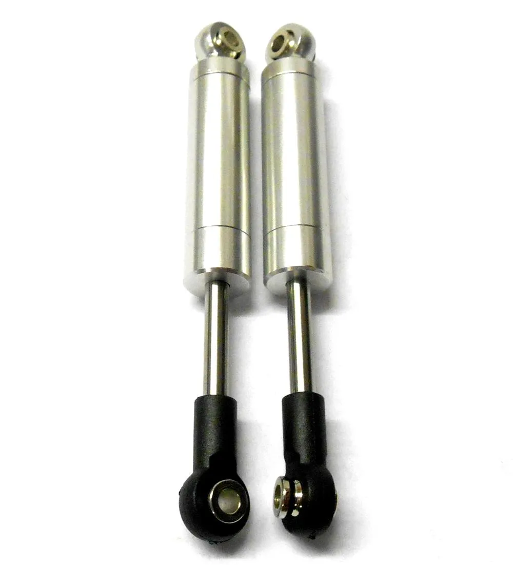 75001S 1/10 Off Road Buggy Internal Spring Shock Absorber Alloy 70mm Long Silver x 2