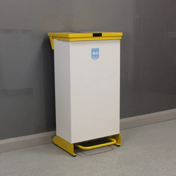 80 Litre Metal Fixed Body Clinical Waste Bin