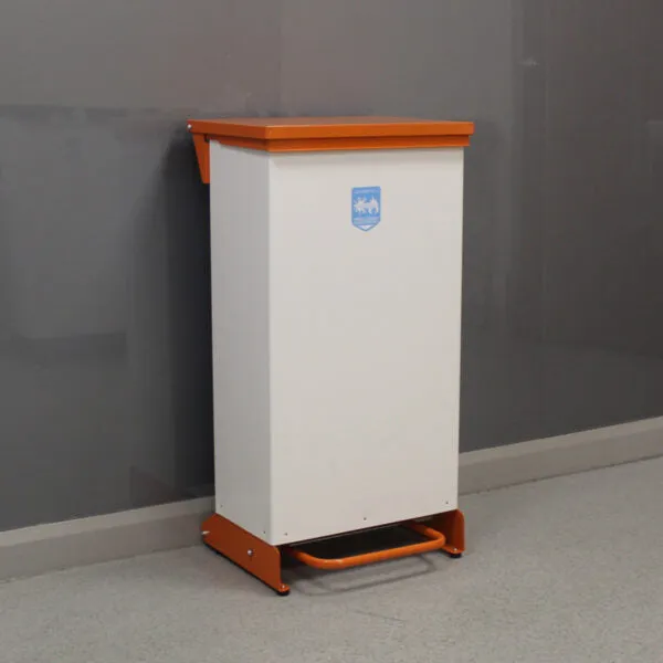 80 Litre Metal Fixed Body Clinical Waste Bin