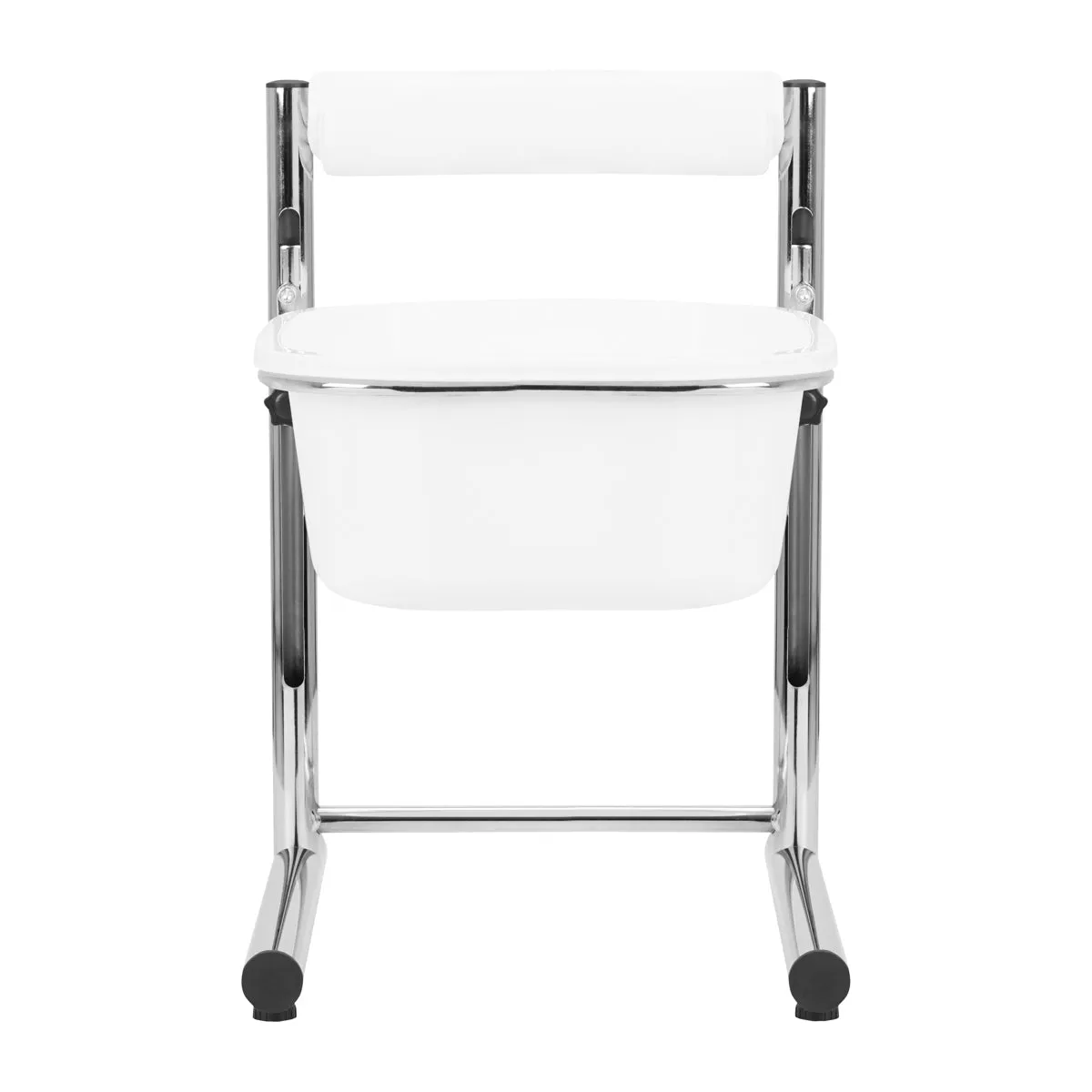 ACTIVESHOP Pedicure tray with adjustable height, chrome