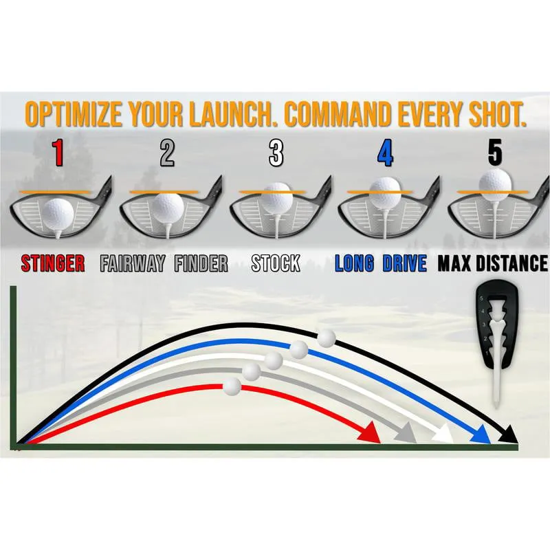 Adjustable Golf Tee Height Tool