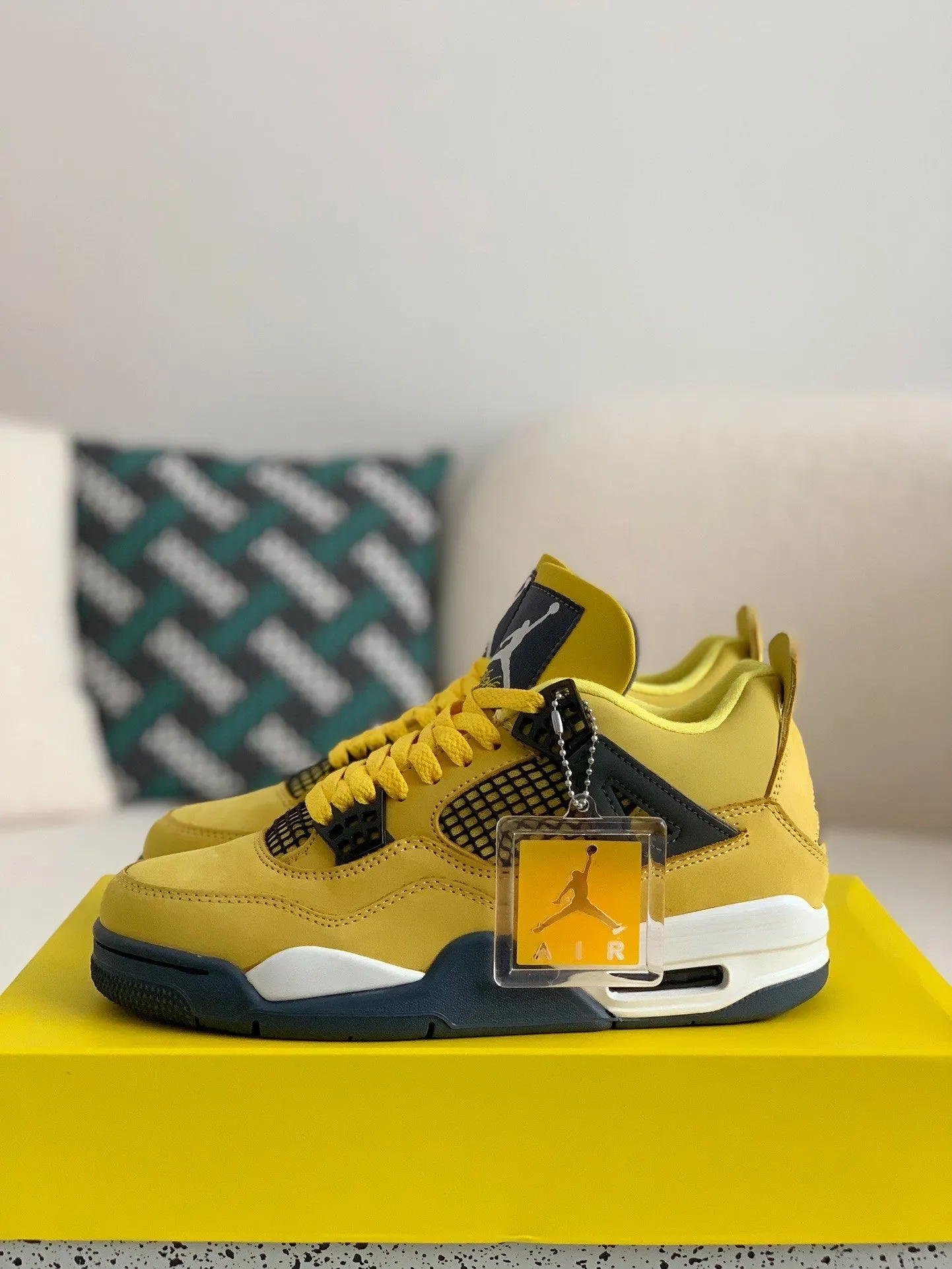 Air Jordan 4 Retro Custom Yellow