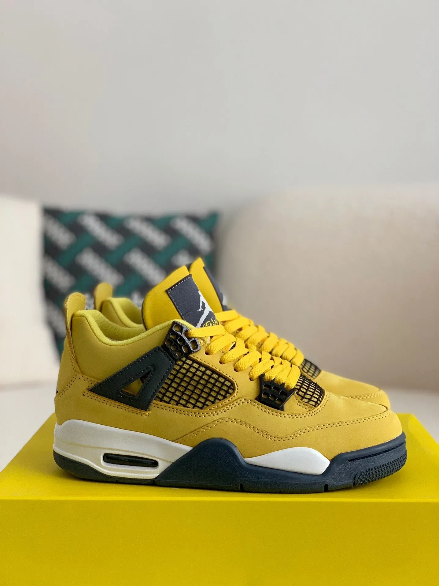 Air Jordan 4 Retro Custom Yellow