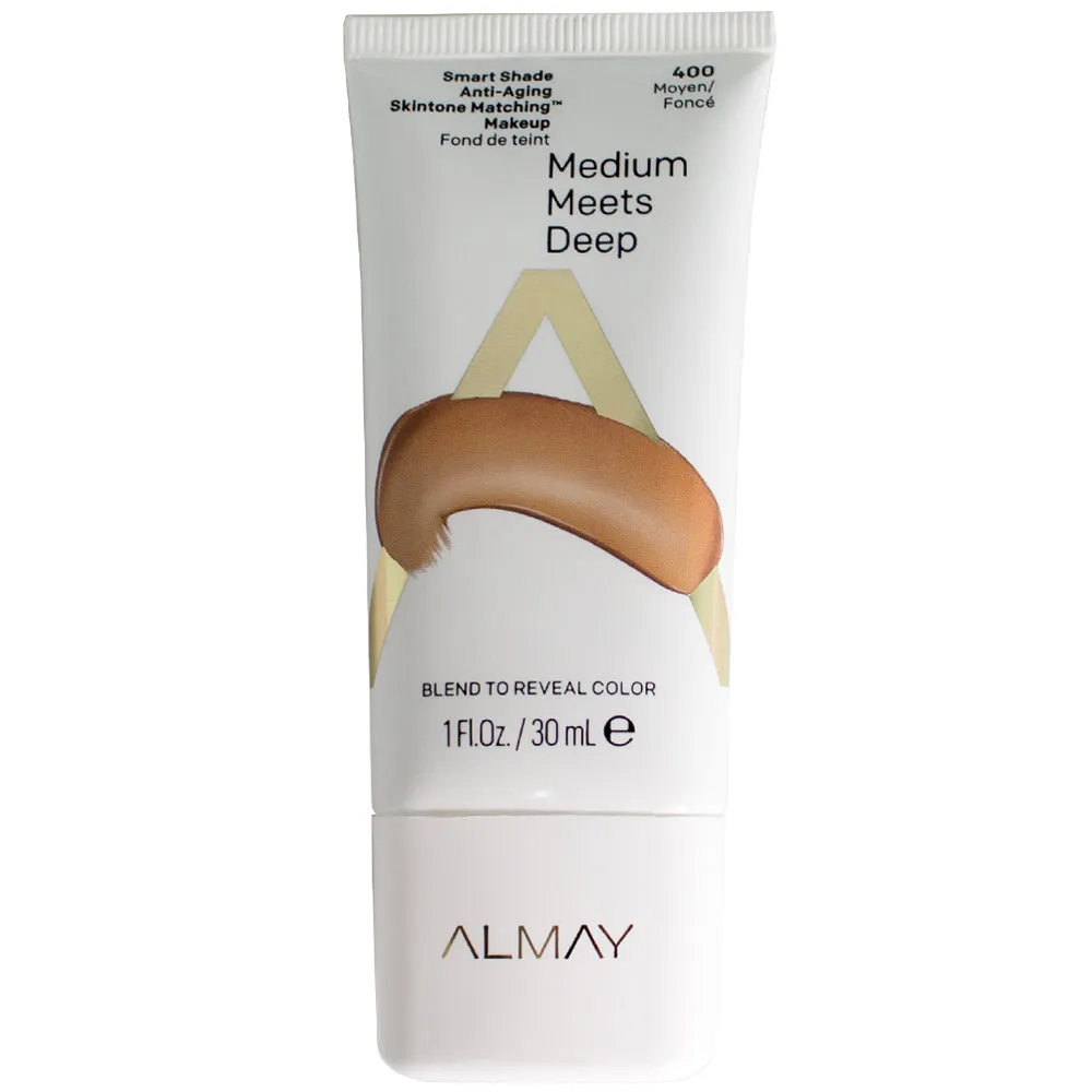 Almay Smart Shade Anti-Aging Skintone Matching Makeup - 400 Medium Meets Deep