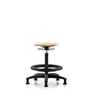 Alysa Height Adjustable Lab Stool Symple Stuff Foot Type: Glides