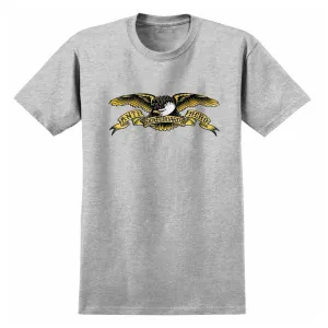 ANTI HERO MISREGISTER EAGLE TEE - GREY MARLE/MULTI