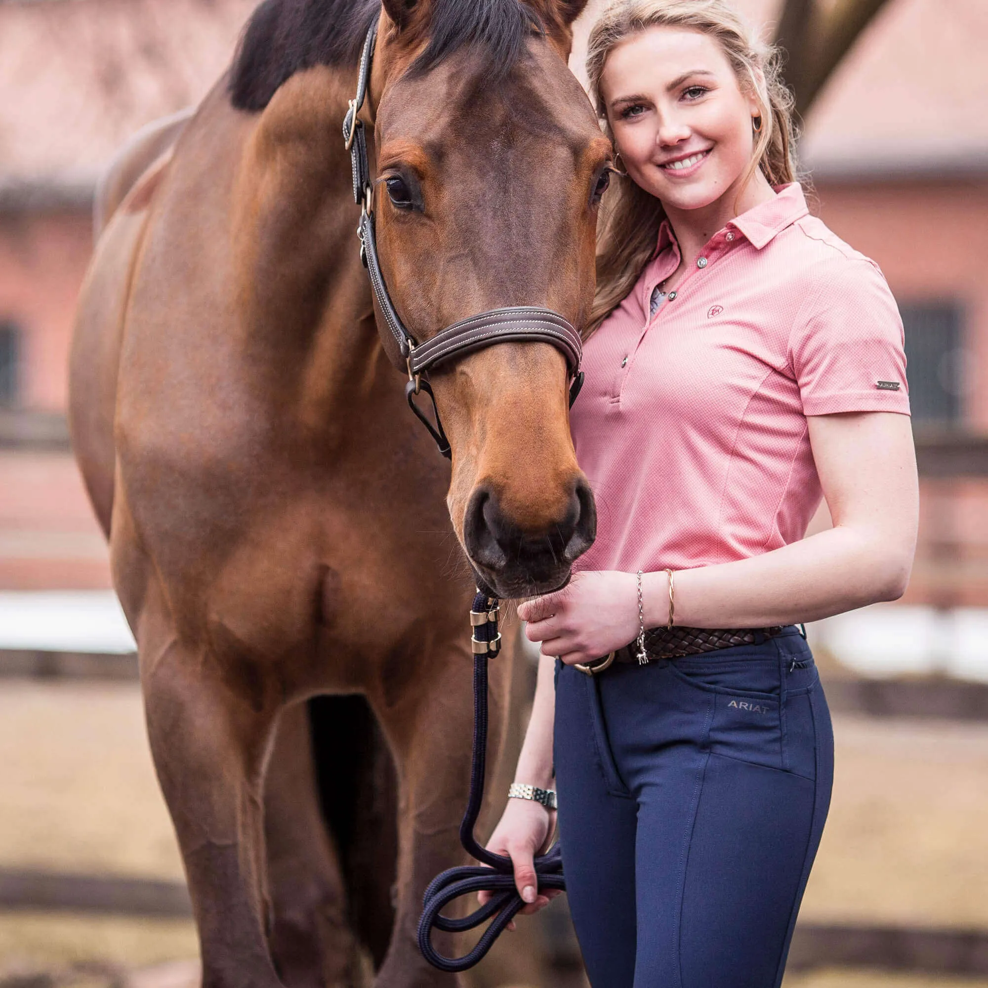 Ariat Ladies Prelude Full Seat Breeches Navy
