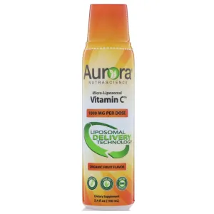 Aurora Nutrascience Mega-Liposomal Vitamina C 1.000 mg Vida Lifescience 5.4 oz líquido