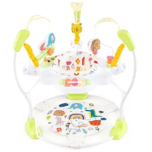 Baby Activity Center Height Adjustable Baby Bouncing Saucer with Interactive Toy