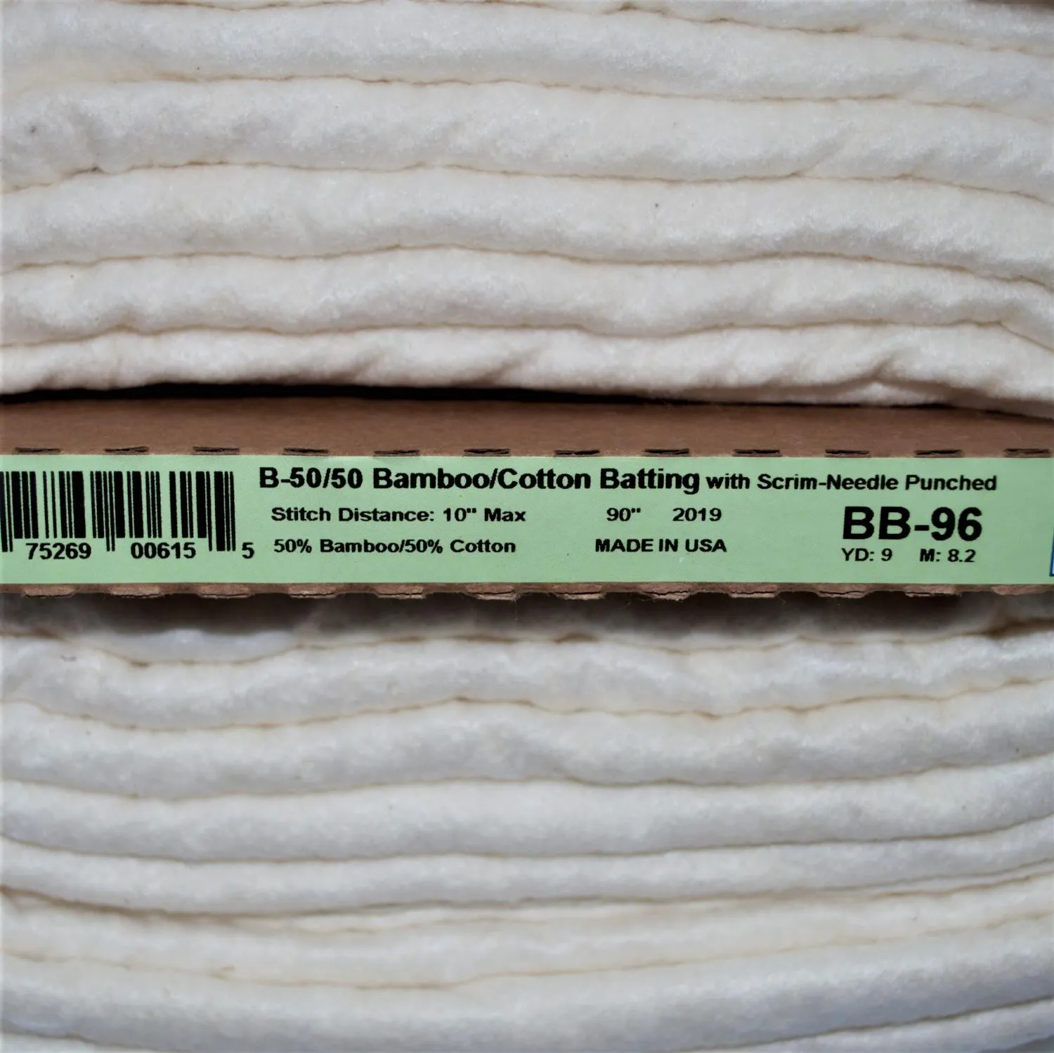 Bamboo/Cotton Batting with Scrim