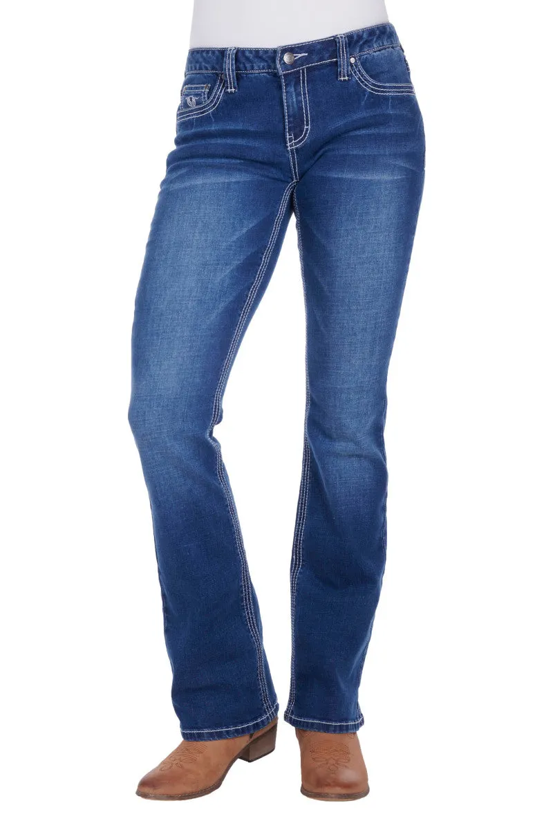BCP2207271 Bullzye Women's Dahlia Boot Cut Jean 36'