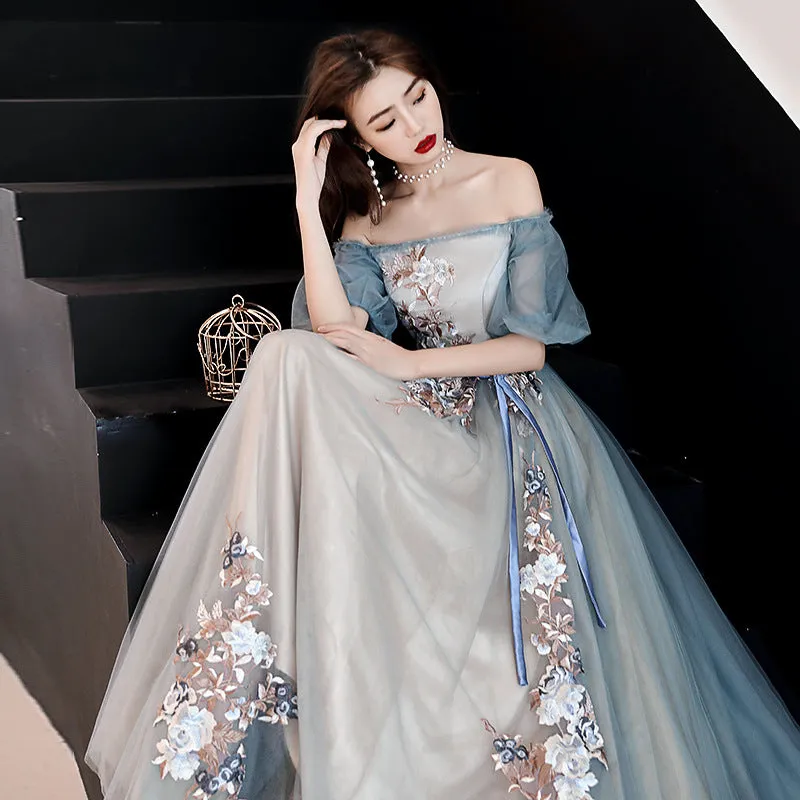 Beautiful Long Party Dress 2020, Off Shoulder Prom Dress