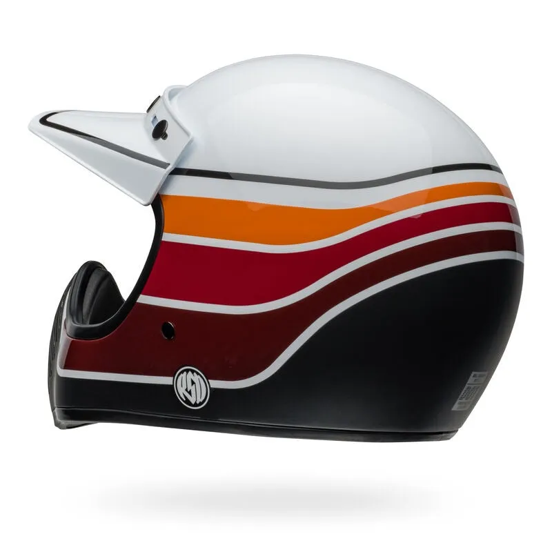 BELL Moto 3 - RSD Saddleback Satin/Gloss White/Black