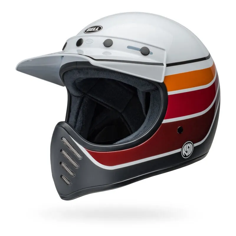 BELL Moto 3 - RSD Saddleback Satin/Gloss White/Black