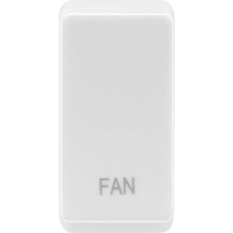 BG RRFNW Nexus Grid Rocker Printed (FAN) - White