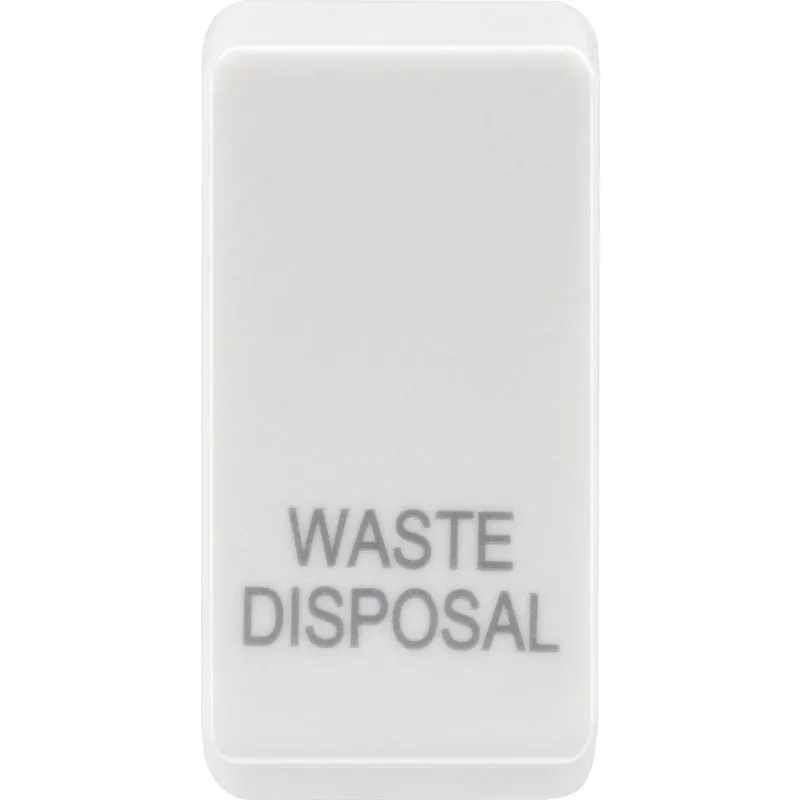 BG RRWDISW Nexus Grid Rocker Printed (WASTE DISPOSAL) - White