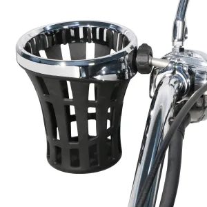 Big Ass® Drink Holder Chrome, 7/8-1" Aluminum Clamp, Chrome
