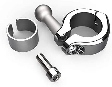 Big Ass® Drink Holder Chrome, 7/8-1" Aluminum Clamp, Chrome