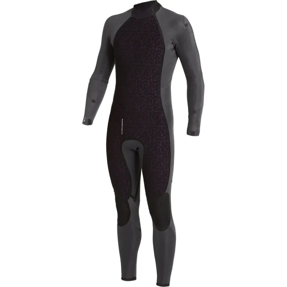 BILLABONG ABSOLUTE 4/3 BACK ZIP BLACK