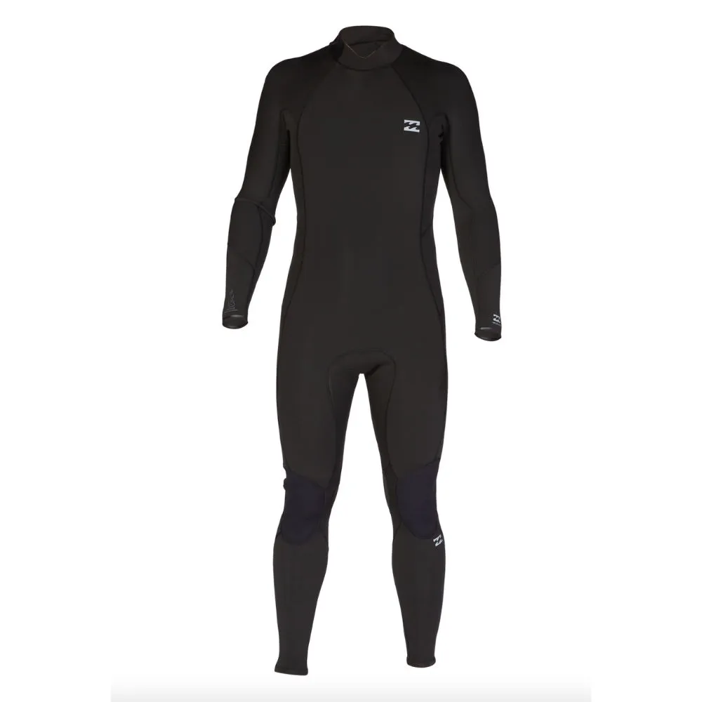 BILLABONG ABSOLUTE 4/3 BACK ZIP BLACK