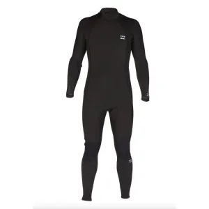 BILLABONG ABSOLUTE 4/3 BACK ZIP BLACK
