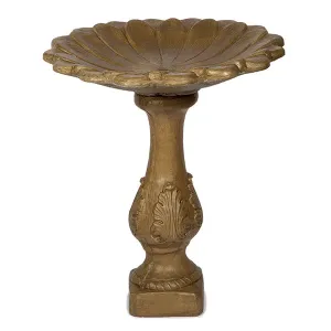 Birdbath - Cabbage Leaf - Sunflower Top