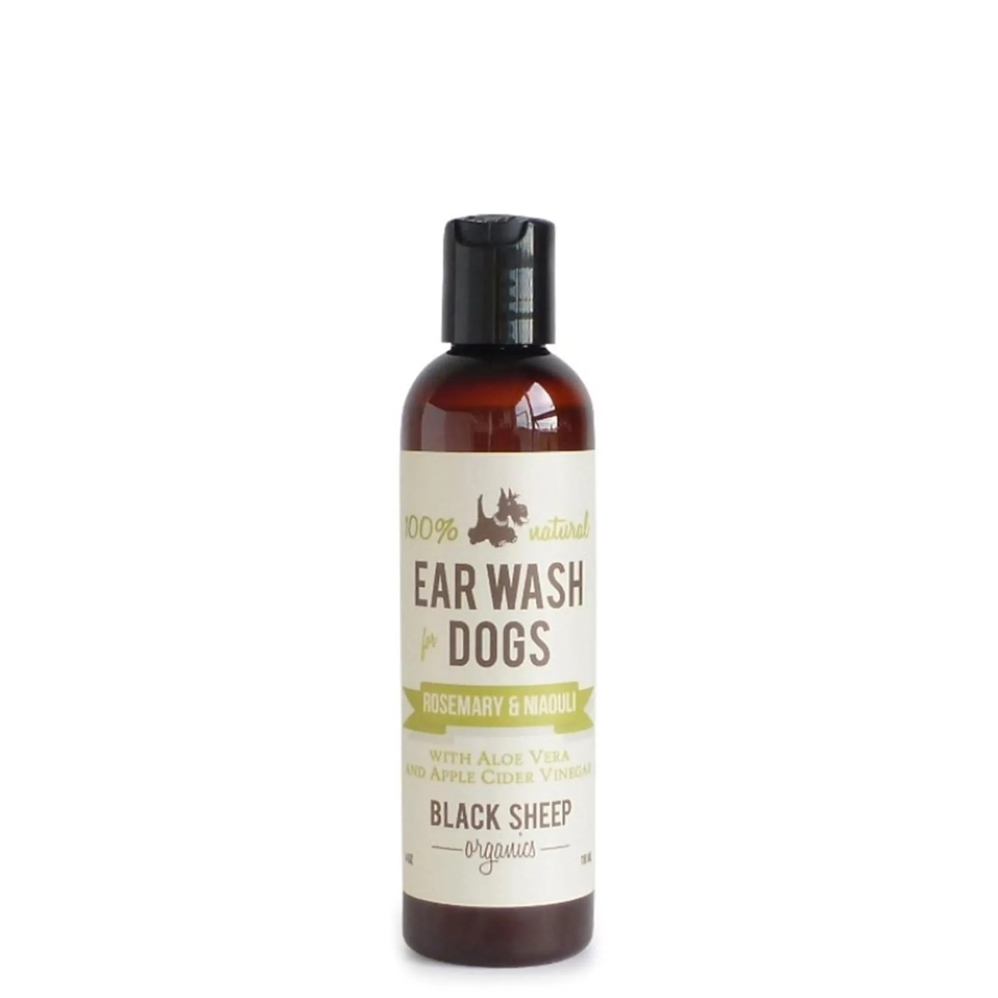 Black Sheep Organics Rosemary & Niaouli Organic Ear Wash (4oz bottle)