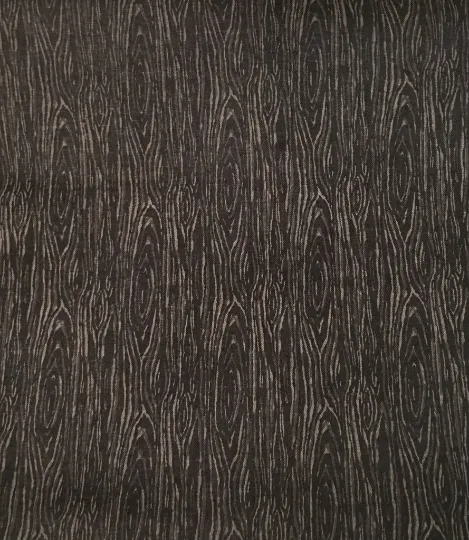 Black Wood LOOK Cotton Fabric, Item No. 18181