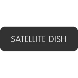Blue Sea Large Format Label - "Satellite Dish" [8063-0372]