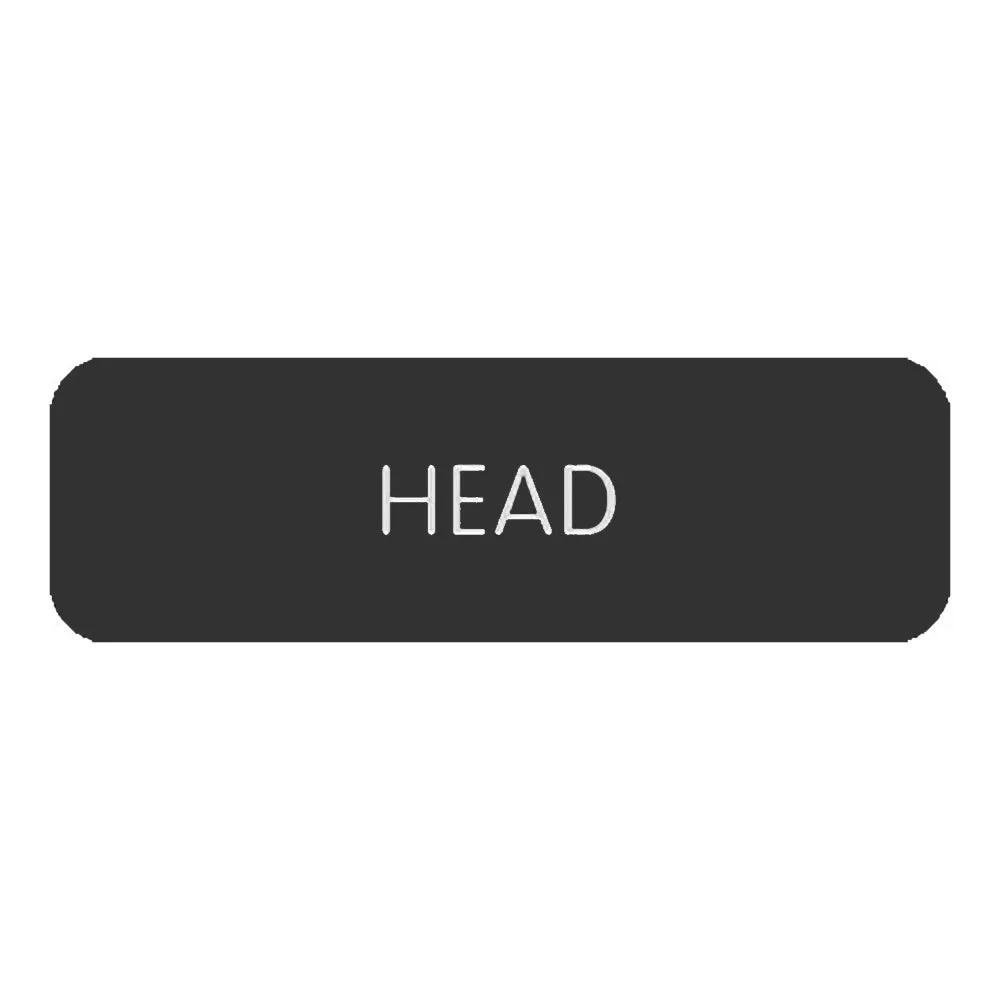 Blue SeaLarge Format Label - "Head" [8063-0240]