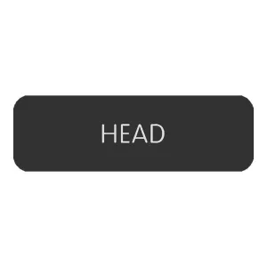 Blue SeaLarge Format Label - "Head" [8063-0240]