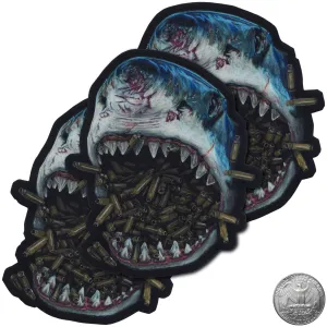 BRASS SHARK STICKER