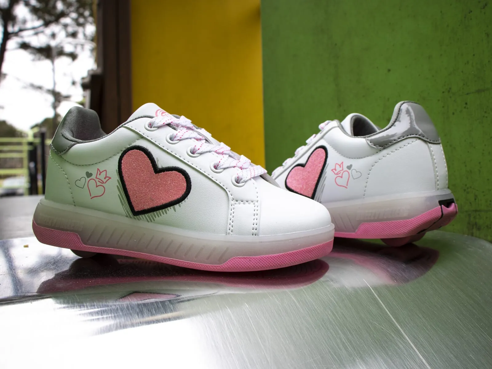 BREEZY ROLLERS 2195670 (WHITE-PINK)