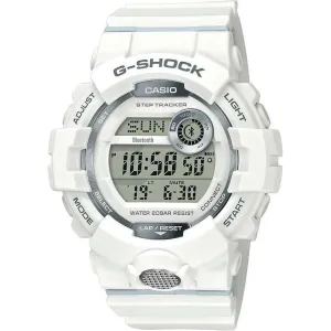 CASIO G-SHOCK BLUETOOTH PEDOMETER DIGITAL WHITE MEN WATCH GBD-800-7JF