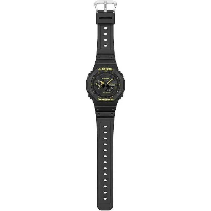 CASIO G-SHOCK CAUTION YELLOW SERIES BLUETOOTH BLACK & YELLOW MEN WATCH GA-B2100CY-1AJF
