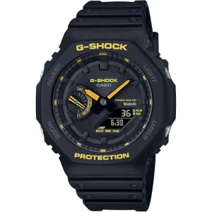 CASIO G-SHOCK CAUTION YELLOW SERIES BLUETOOTH BLACK & YELLOW MEN WATCH GA-B2100CY-1AJF