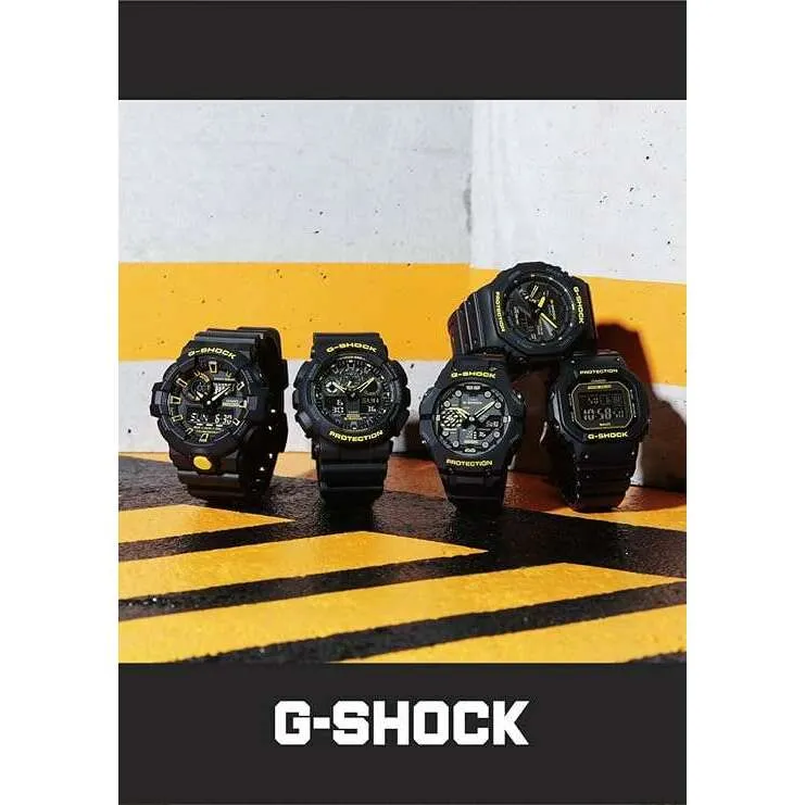 CASIO G-SHOCK CAUTION YELLOW SERIES BLUETOOTH BLACK & YELLOW MEN WATCH GA-B2100CY-1AJF