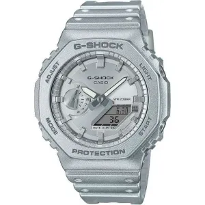 CASIO G-SHOCK FORGOTTEN FUTURE SERIES ANALOG DIGITAL SILVER MEN WATCH GA-2100FF-8AJF